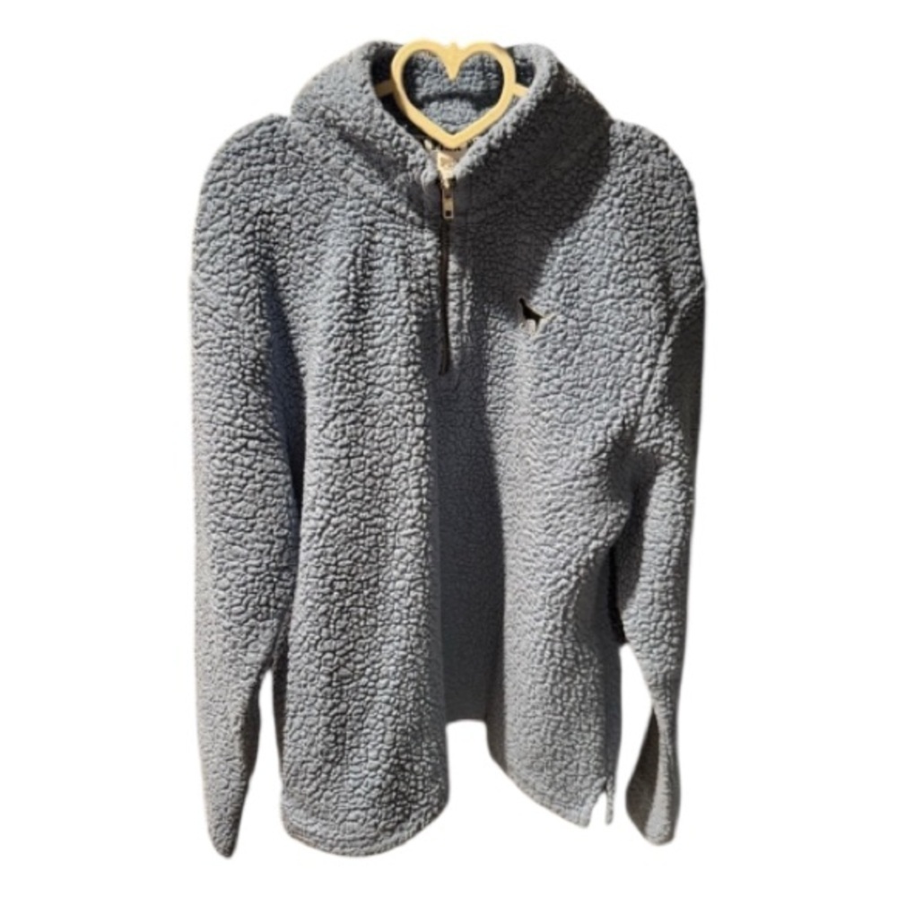 371. Victoria Secret Pink‎ Sherpa Pullover M